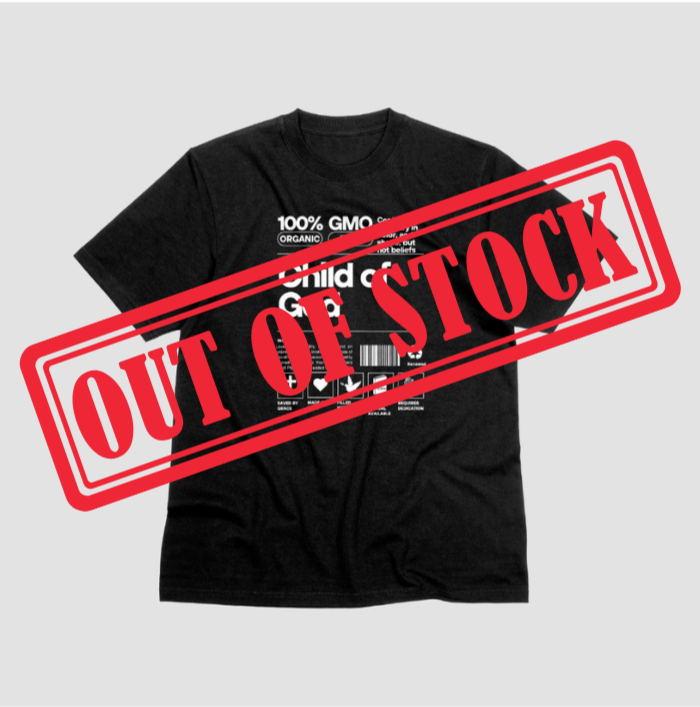 Christian Contents Tee (Blk/Grey)