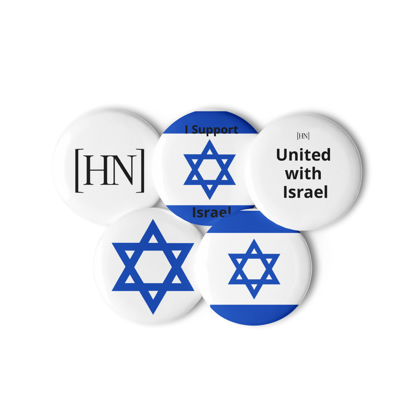 Set of Israel pins