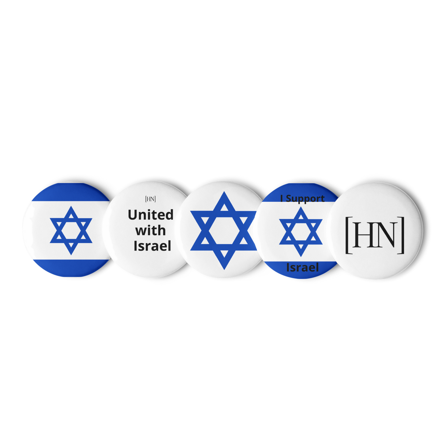 Set of Israel pins
