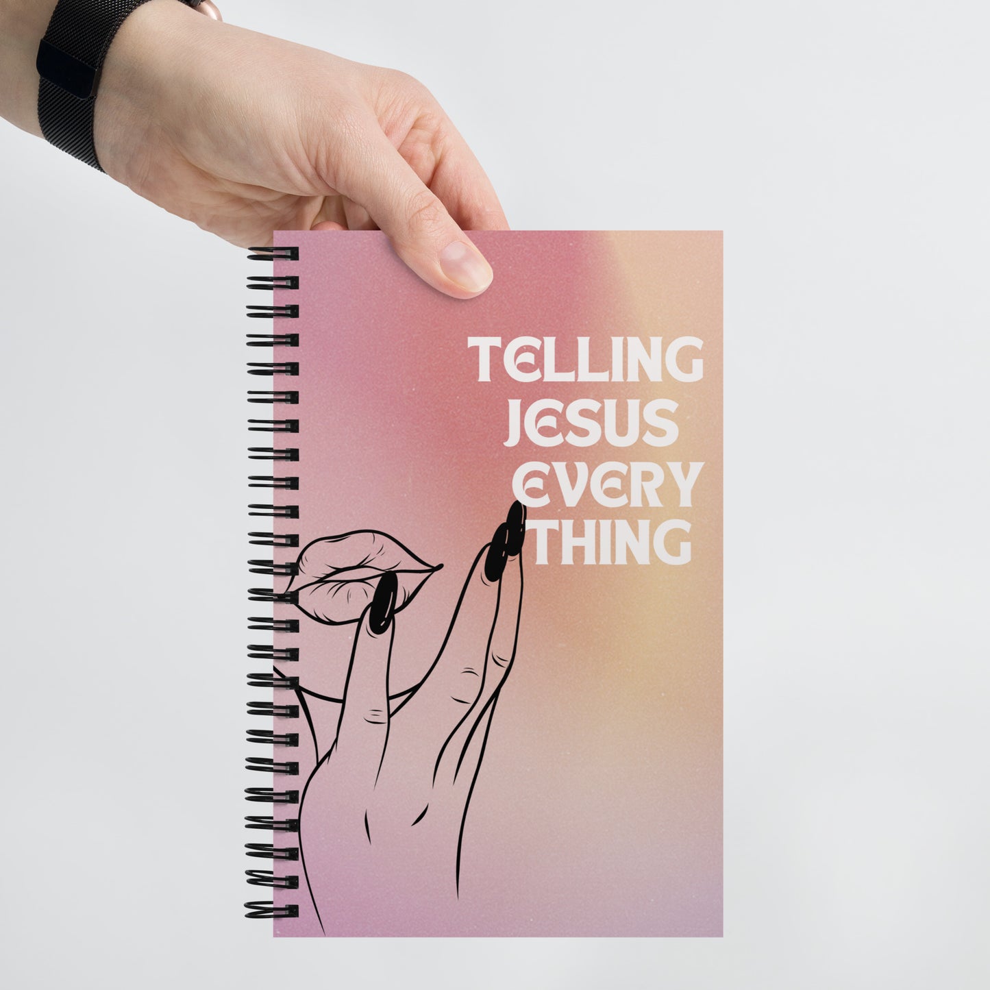 Spiral Telling Jesus Everything Notebook