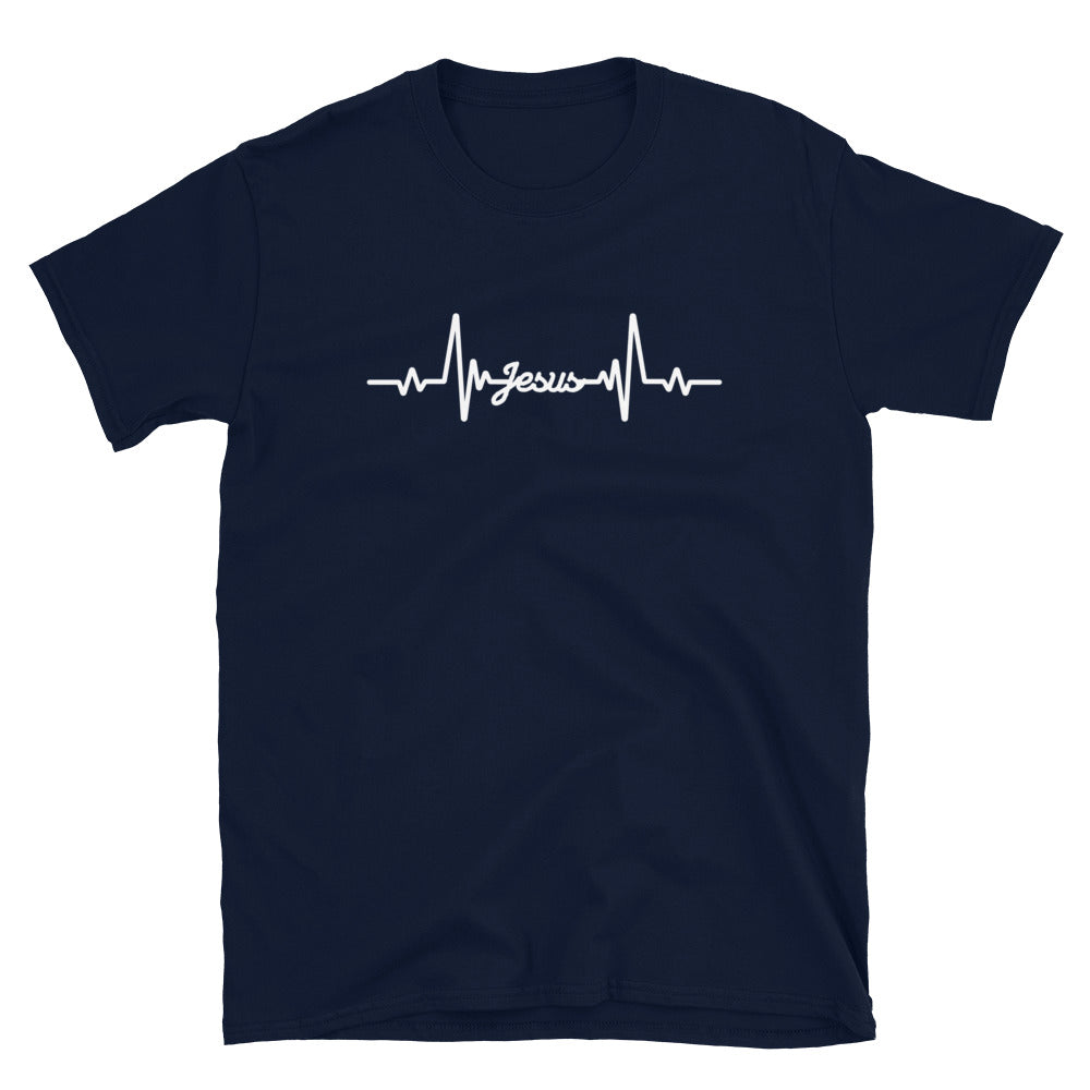 Unisex Jesus Heart Beat T-Shirt