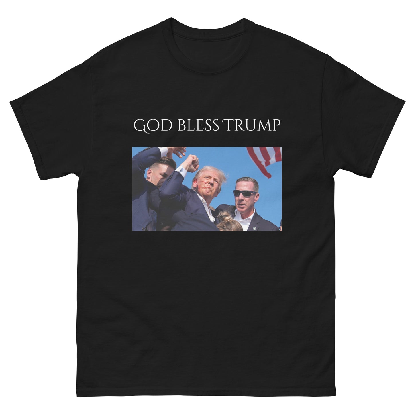 Unisex God Bless Trump Tee