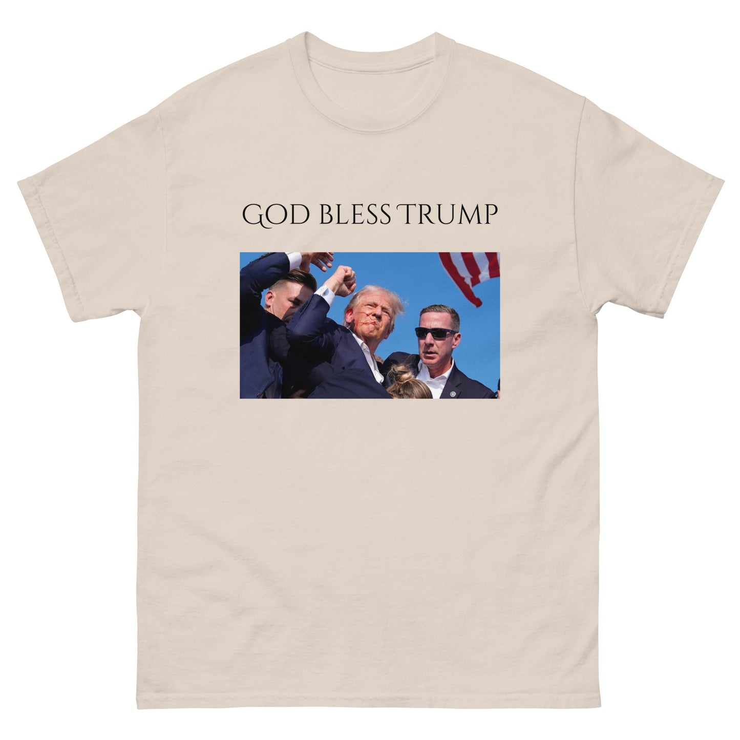 Unisex God Bless Trump Tee