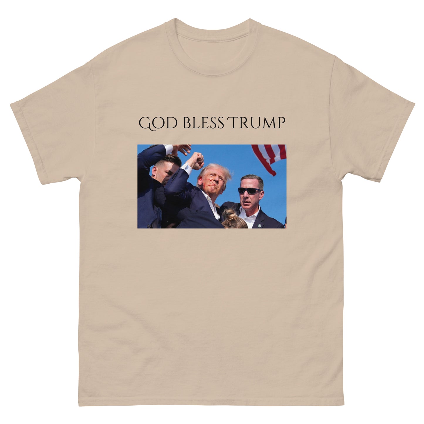 Unisex God Bless Trump Tee