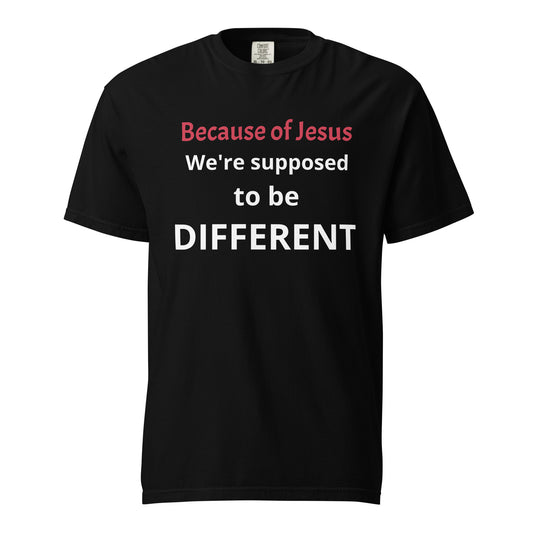Unisex Supposed to be Different t-shirt