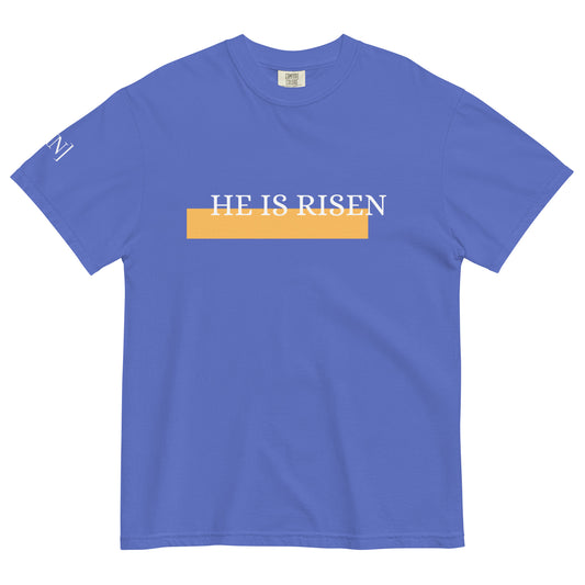 Unisex Color Block He is Risen t-shirt
