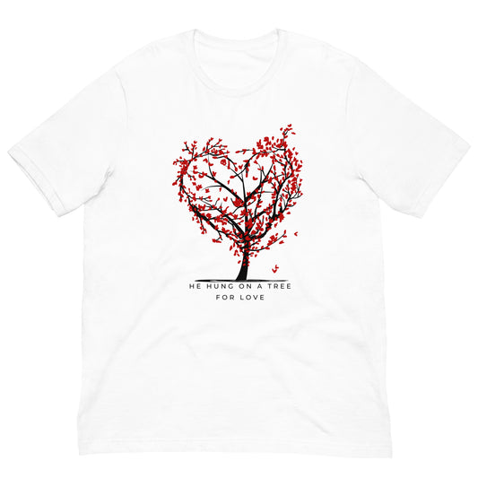 Unisex Love on a tree t-shirt